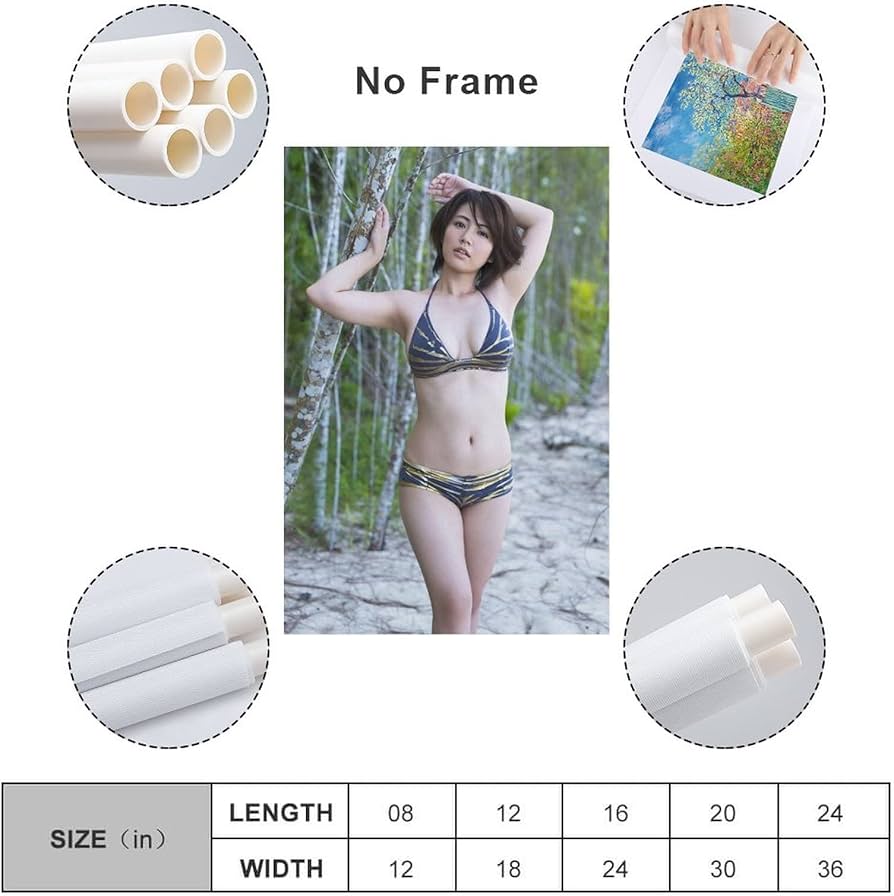 水夏希さん掲載ページ（ポスターサイズ）#51825 Amazon.co.jp: 磯山さやか写真集巨乳セクシー水着ポスター (1) アート